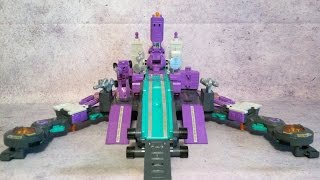 G1 Trypticon  Original Transformers Generation 1 Action Figure Review  Guide to 100 Complete [upl. by Leshia116]