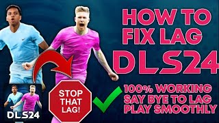 DLS24 Fix lag issue in DLS24 How to play live games smoothly on DLS24 [upl. by Ellesirg]