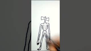 How to draw Siren head easily  scp 6789 [upl. by Markus]