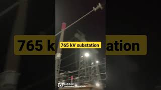 Have you ever seen a 765 kV substation Have a look ⚡⚡💡💡 short shortsvideo shorts shortsfeed [upl. by Annaigroeg]