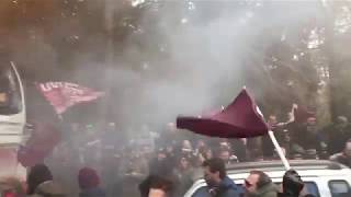 Pisa  Livorno 10  Ultras Livorno  Sostenitori a Tirrenia [upl. by Leoj983]