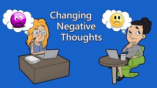 Best Way to Reduce Negative Thinking CBT Thought Record [upl. by Patrich]