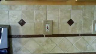 My Tile Backsplash Tumbled durango backsplash [upl. by Naujtna]