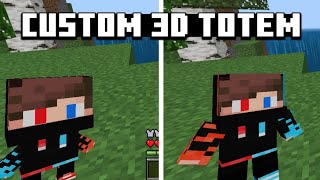 Custom 3D Totems For McpeBedrock [upl. by Frederique]