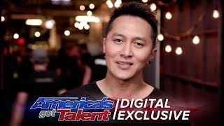 Elimination Interview Demian Aditya Recalls His Last Performance  Americas Got Talent 2017 [upl. by Reynard]