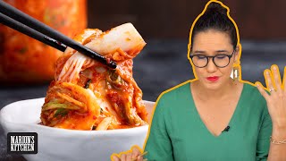 The spicy condiment I put on EVERYTHING 💯 My Easy Homemade Kimchi  Marions Kitchen [upl. by Dyanna]