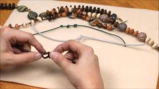 Basic Jewelry Knotting Techniques [upl. by Tnayrb387]