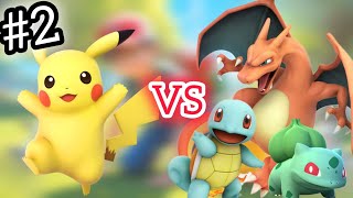 Finally Pikachu VS All Three legendary Pokemon Fight is Here 🔥 Pokemon lets go pikachu gba gameplay [upl. by Naliorf846]