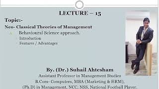 Notes on Behavioural Science Approach by Dr Suhail Ahtesham [upl. by Francklyn]