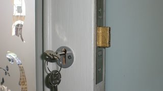 Unlocking UK Lever Lock Locksmith Lock Opening by Drilling [upl. by Lledyr]