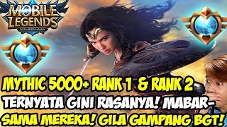 Ternyata Begini Rasanya Main Bareng Top Global 1 Ranked amp Top 2 Ranked MYTHIC POINT 5000 [upl. by Attenyw]