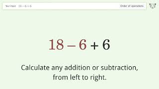 Master Order of Operations Solve 1866 Step by Step [upl. by Garnette90]