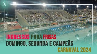 A préreserva das frisas para o carnaval 2024 Sapucaí [upl. by Krock]