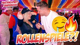 ROLLENSPIELE 🤤🔥 Straßenumfrage Faschingsparty Ganderkesee [upl. by Sirap]