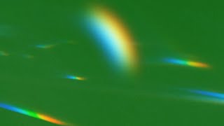 Lens flare overlay green screen video free  Rainbow light leak overlay [upl. by Caty]