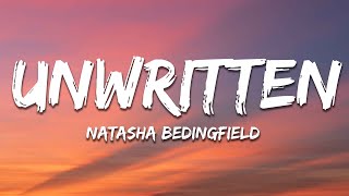 Natasha Bedingfield  Unwritten Lyrics Sped Up [upl. by Nylinej881]