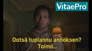 VitaePro ja annoksen tuplaus [upl. by Feeney]