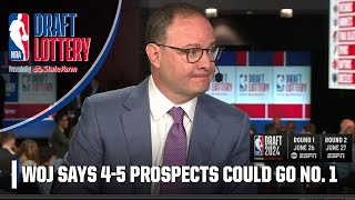 Woj This is the most unsettled draft since 2013  2024 NBA Draft Lottery [upl. by Eimilb]