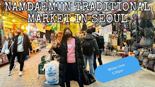 SHOPPING IN KOREA CHEAPEST MARKET IN SEOULNAMDAEMUN NIGHT MARKET SOUTH KOREA [upl. by Orual]