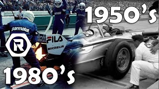 The Evolution of Formula 1 Pit Stops  RacerThoughts  17 [upl. by Conn]