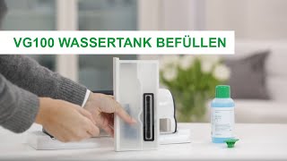 Anleitung  VG100 Fensterreiniger Wassertank befüllen [upl. by Arac]