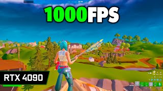 Fortnite RTX 4090 24GB  Ryzen 7 9800X3D 1000 FPS [upl. by Leotie]