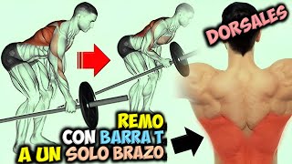 EJERCICIO Para DORSALES 👍 El REMO Con BARRA T 👉 A Un SOLO BRAZO  Gana UNA ESPALDA Musculosa [upl. by Zile]