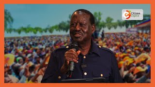 quotDo not hurt those protestingquot Raila Odinga tells President Ruto [upl. by Halstead647]