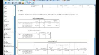 Interpret SPSS output for a paired ttest [upl. by Copp]