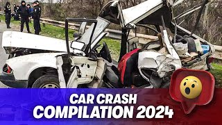 Fatal car crash compilation 2024  Car Crash Compilation 2024  TOTAL IDIOTS IN CARS 2024166 [upl. by Serena]