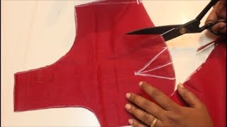 Lining Blouse Cutting amp Stitching in TamilDIY [upl. by Essa]