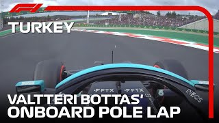 Valtteri Bottas Onboard Pole Lap  2021 Turkish Grand Prix  Pirelli [upl. by Macilroy]