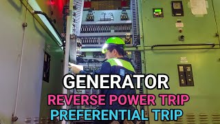 GENERATOR PREFERENTIAL AND REVERSE POWER TRIP  MARINE ELECTRICIAN [upl. by Niliram]