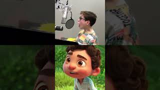 Jacob trembly disney pixar encanto animation voiceactor pixarluca behindthemic [upl. by Anaynek]