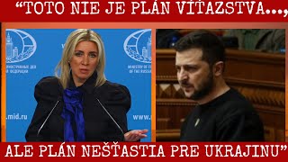 ODPOVEĎ RUSKA NA PLÁN VÍŤAZSTVA ZELENSKÉHO quotTOTO JE PLÁN NEŠŤASTIA PRE UKRAJINUquot [upl. by Llenrap]