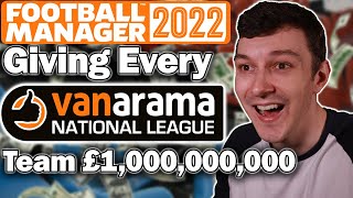 I gave EVERY National League Team £1 Billion and this happened  FM22 Experiment [upl. by Nowyt]