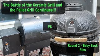 Is a Pellet Grill Better Than Charcoal Baby Back Ribs on the Grill [upl. by Cord926]