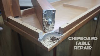 Cheap and Easy DIY  How to Fix Broken Particle Board Furniture [upl. by Lessur]