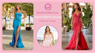 Sherri Hill prom dress shopping weekend 2024 23  24 [upl. by Pail]