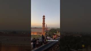 Haveli Restaurant Lahore  Pakistani Food  Walled City  Masjid  Maghrib Prayers [upl. by Eissej506]