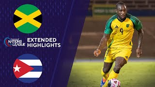 Jamaica vs Cuba Extended Highlights  CONCACAF Nations League  CBS Sports Golazo America [upl. by Jessamyn]