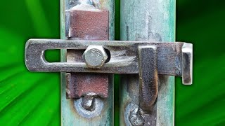 You Need To See This Best Homemade Gate Lock Idea [upl. by Rachaba]