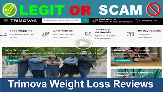 Trimova Weight Loss Reviews  Jun 2024 Beware of Scam Watch Now [upl. by Leahcar552]