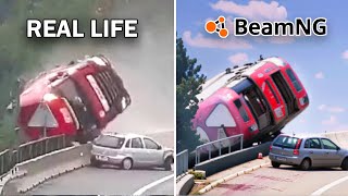 Accidents Based on Real Life Incidents  BeamNGdrive 27 [upl. by Eicyak]