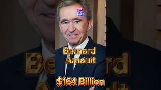 TOP 10 RICHEST MEN IN THE WORLD trending facts viral jeffbezos elonmusk markzuckerberg [upl. by Melicent]