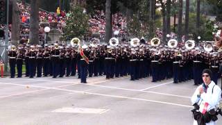 USMC West Coast Composite Band  2013 Pasadena Rose Parade [upl. by Zabrine122]