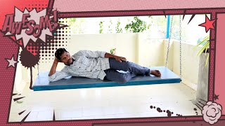 ஊஞ்சல்😃😂🤩 how to make swing  swing with plywood swing homemade tamil trending physicsfun [upl. by Nannahs519]