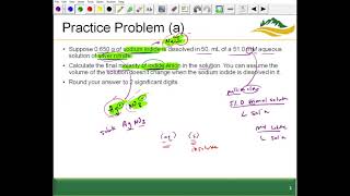 S21CHEM 102Ch 4b Highlighted Topics Part 2 [upl. by Leinaj]