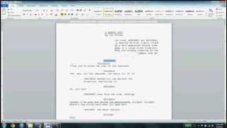 Playwriting Manuscript Format [upl. by Esiocnarf636]