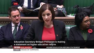 Bridget Phillipson to investigate herself leaking education news 04Oct24 [upl. by Iey352]